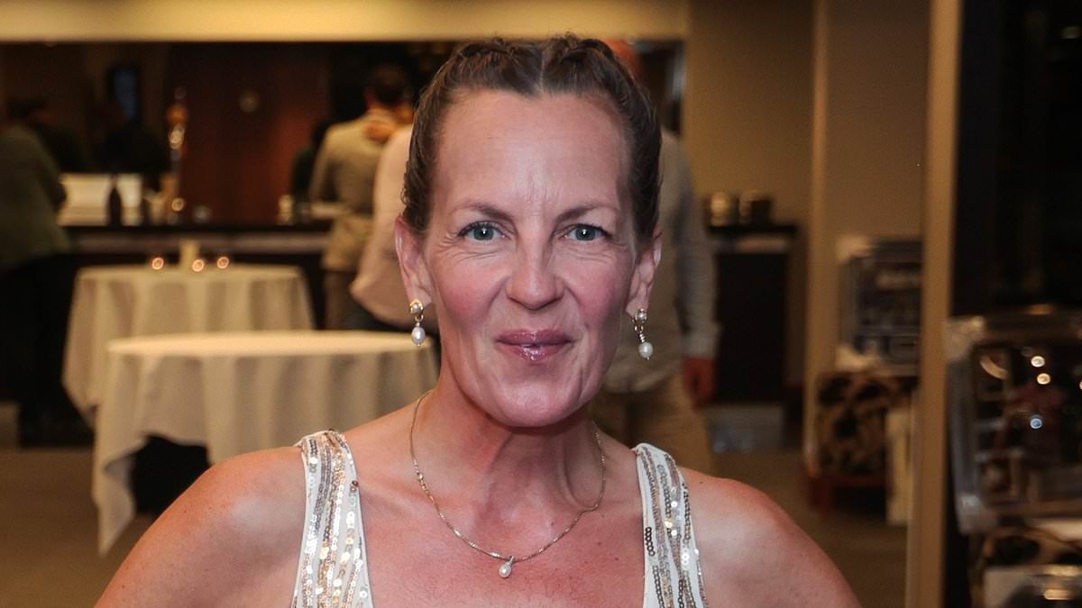 EastEnders star Lorraine Stanley displays five-stone weight loss in a glamorous sequin tulle gown at the Paul Strank Summer Party
