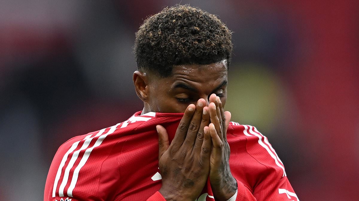 Marcus Rashford pictured arriving in Barcelona as it emerges Man United exile is taking a pay cut to complete dream move