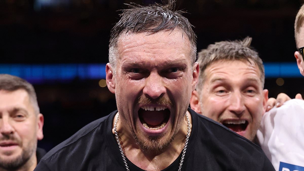Oleksandr Usyk responds to Jake Paul's MMA fight call-out after the pair faced off at Wembley following undisputed heavyweight clash