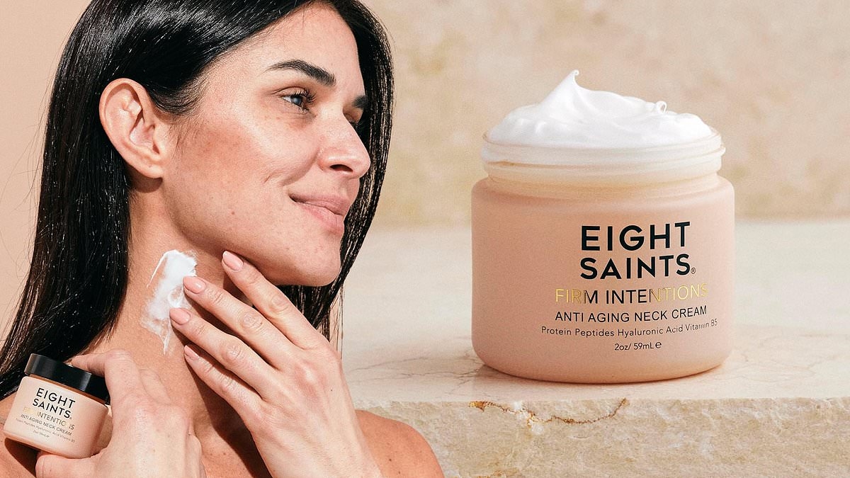 No more sagging, wrinkles, or crepey skin! Smooth your neck with 23% off the firming cream that boosts collagen and erases turkey neck for good