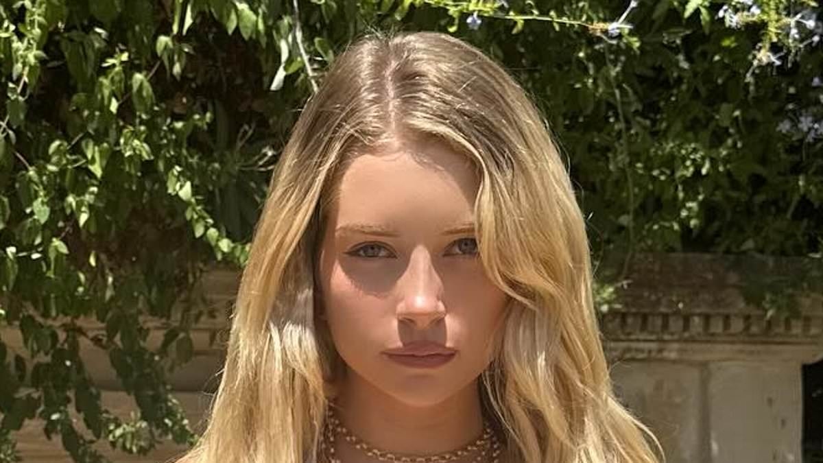 Lottie Moss sizzles in a skimpy paisley bikini as she parties the night away with her pals on a trip to St Tropez