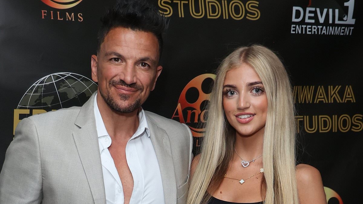 Peter Andre shares hilarious clip of daughter Princess, 18, lip syncing to his 1995 hit Mysterious Girl
