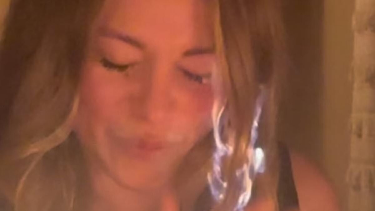 Suki Waterhouse's BFF Poppy Jamie's 35th birthday descends into chaos as her hair catches FIRE while blowing out her candles