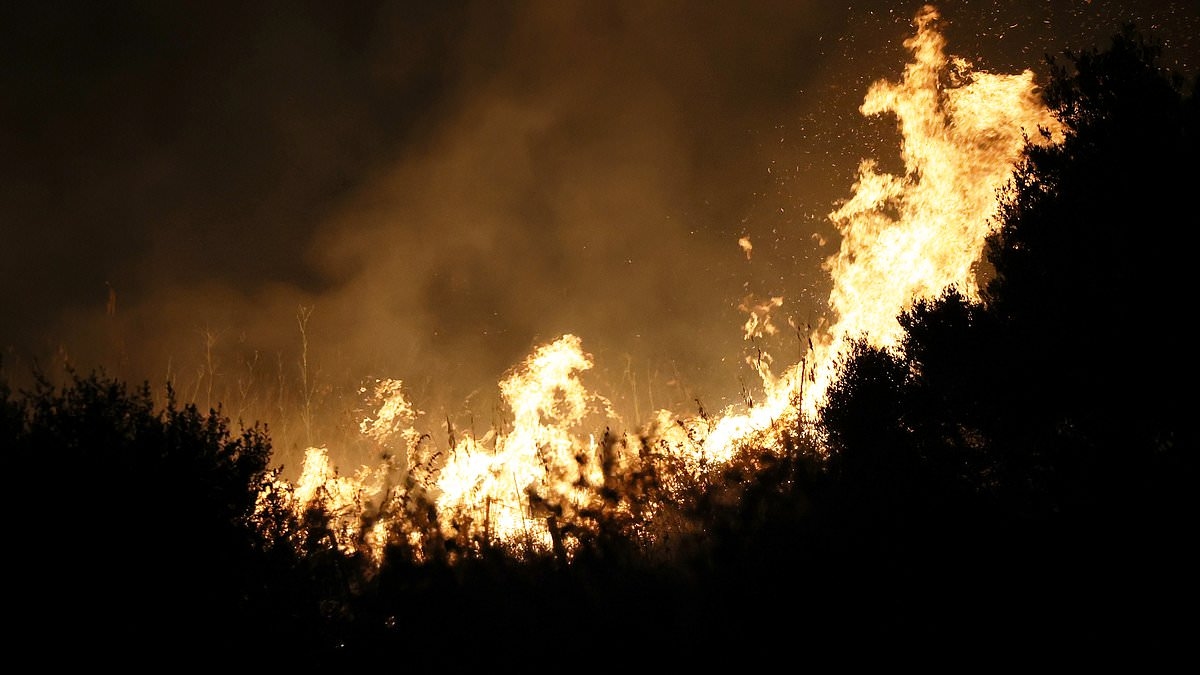 Deadly storms hit France, wildfires break out in Italy and Spain and 43C blowtorch heatwave hits Greece - as Brits prepare for the big summer getaway