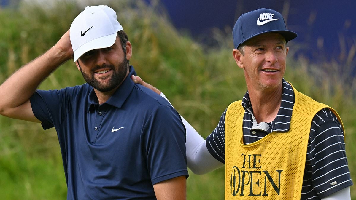 Revealed: The staggering amount of money Scottie Scheffler's caddie has earned since teaming up with the world No 1 golfer