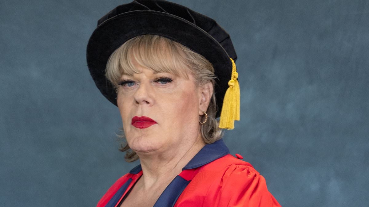 Suzy Eddie Izzard, 63, is awarded an honorary doctorate from a university at the centre of a transgender rights controversy