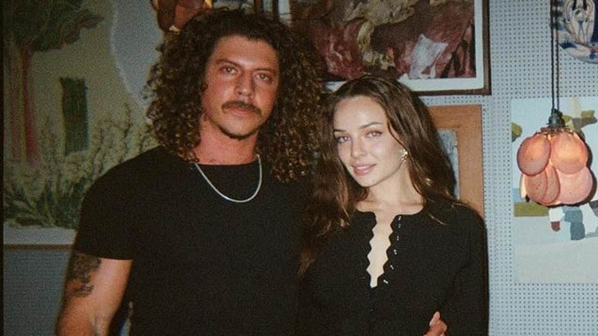 Abbie Chatfield sparks engagement rumours with boyfriend Adam Hyde as she sports huge ring