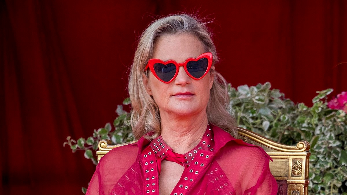 King Albert of Belgium's love child Princess Delphine criticised for 'inappropriate' National Day outfit with thigh-high split - after previously being snubbed from royal life