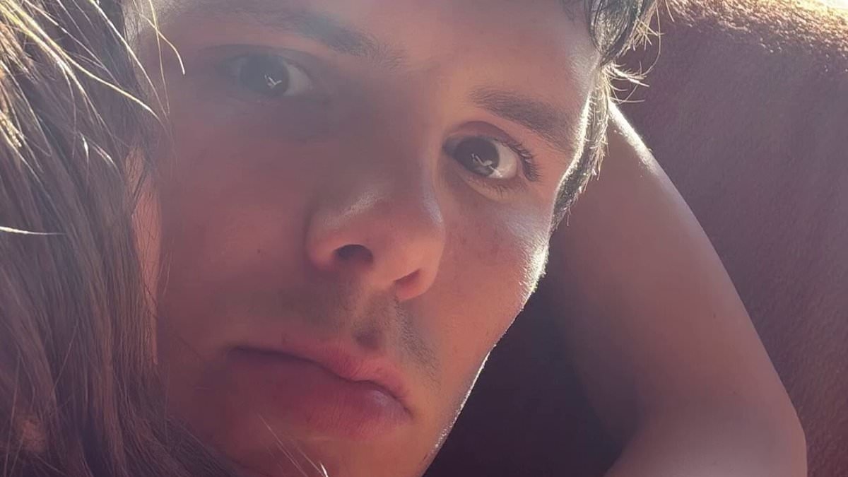 Cruz Beckham, 20, enjoys a steamy clinch with girlfriend Jackie Apostel, 30, during summer break as family rift with older brother Brooklyn continues