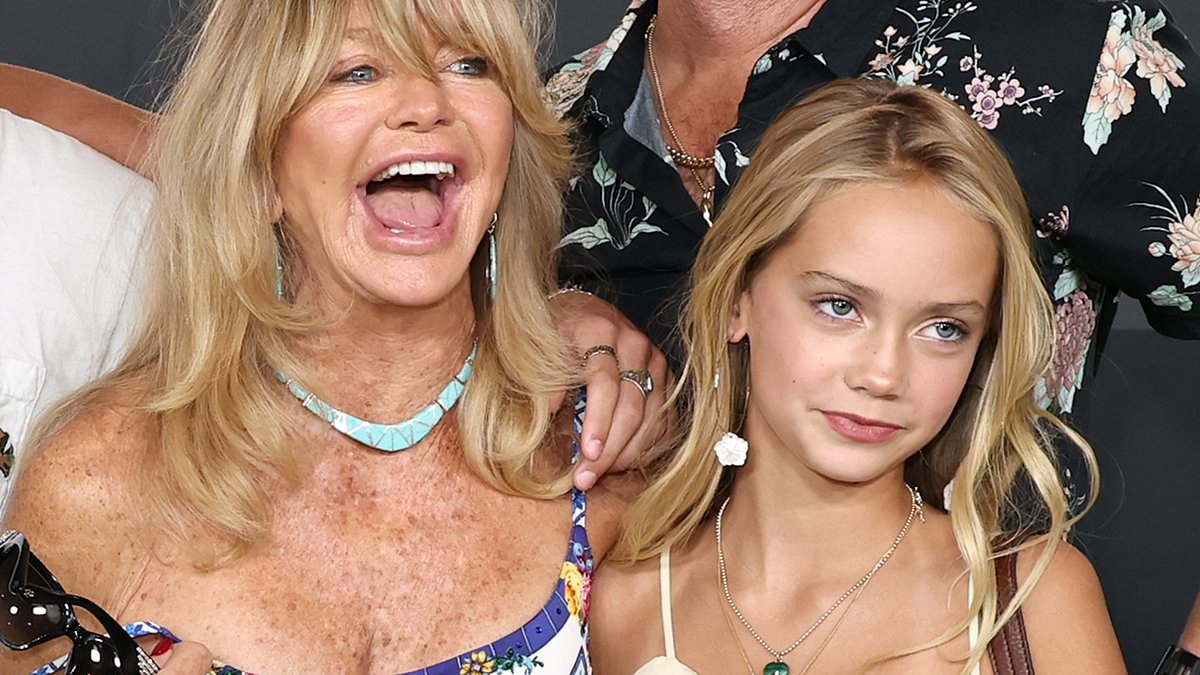Goldie Hawn, 79, has a mini-me besides her daughter Kate Hudson... find out who the cute tween is