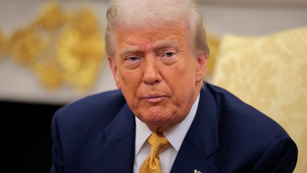BREAKING NEWS Trump's face says it all when reporter presses for details on Ghislaine Maxwell's secret meeting with his Justice Department