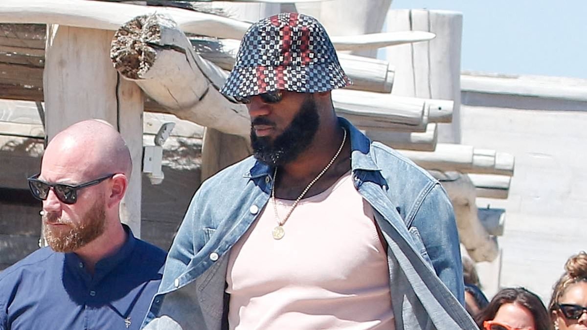 LeBron James and Lauren Sanchez party to diss track about Drake while Jeff Bezos films during Cannes trip