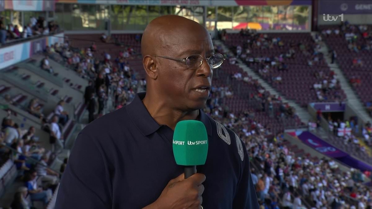 Ian Wright declares 'I had to be here' as he makes ITV return for Lionesses Euro semi-final in his first women's game since Eni Aluko accused him of 'blocking' female pundits