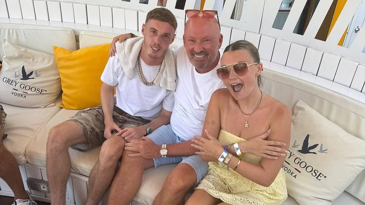 Cole Palmer parties in Ibiza as O Beach Club throws him lavish 'champion' celebration after Chelsea's Club World Cup win - just days since he and his girlfriend Connie Grace unfollowed each other on social media