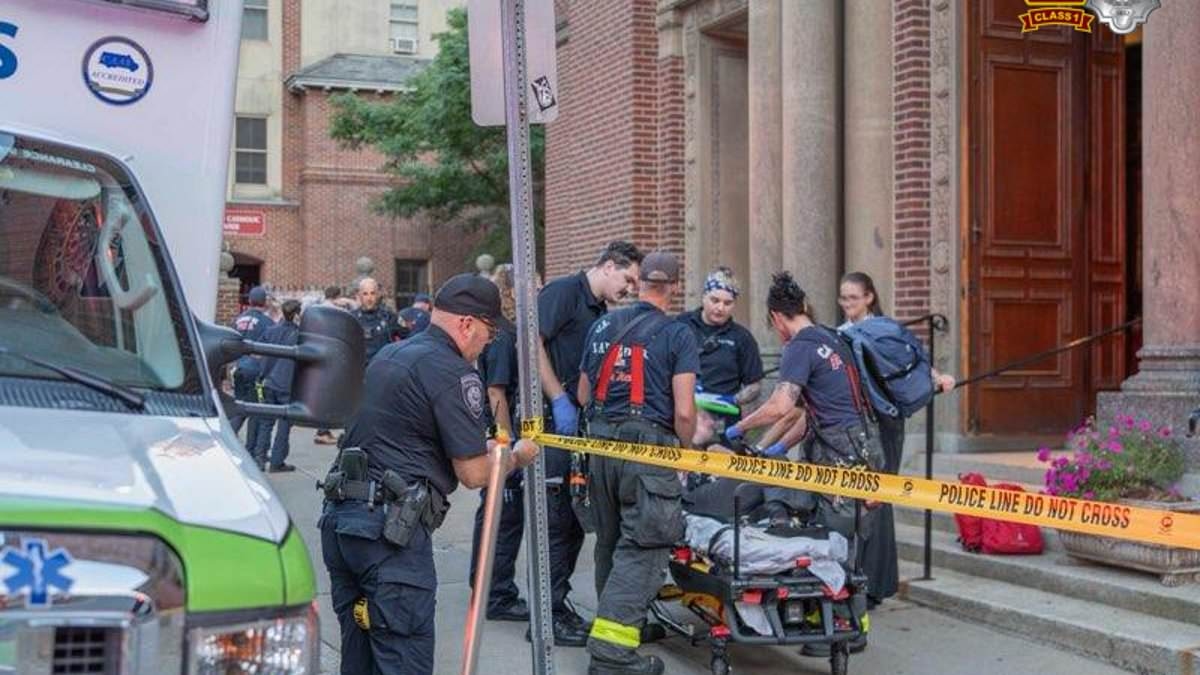 BREAKING NEWS Horror as eight children from same choir suffer SEIZURES while performing at Massachusetts concert