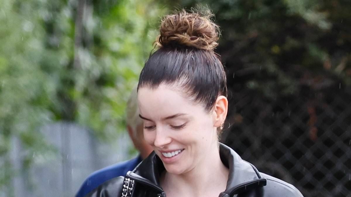 Makeup free Maura Higgins shows off her flawless complexion as she heads out with a friend after Danny Jones and wife Georgia Horsley reunited following 'drunken kiss' scandal