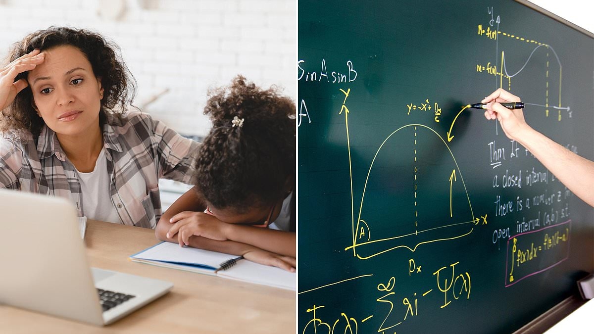 Could YOU do a child's maths homework? Take our test to find out