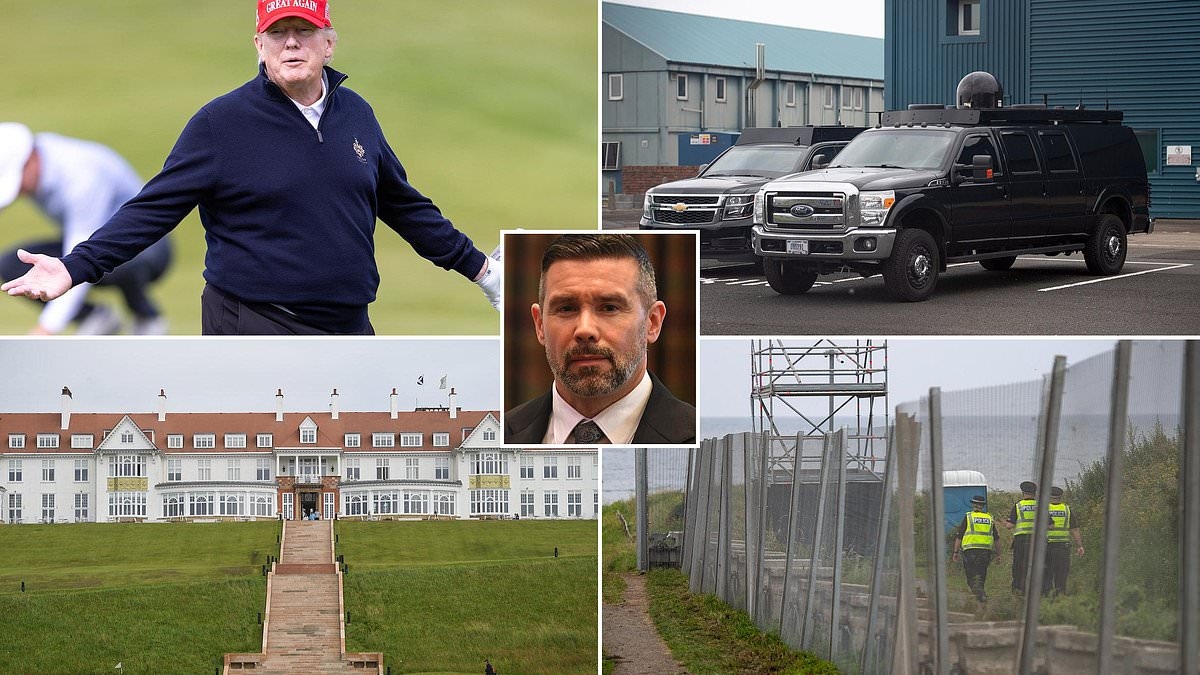 Donald Trump is a strain on the force, warns top officer as Scotland prepares for the arrival of the US President