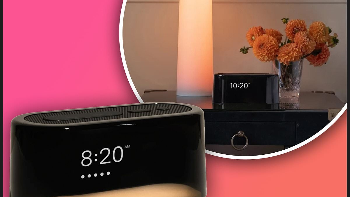 I dreaded my morning alarm - until I tried this stylish clock that actually helps me sleep