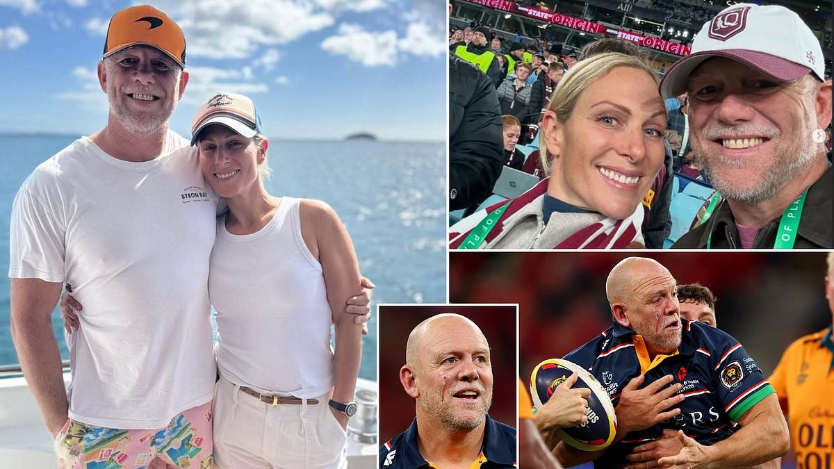 Mike Tindall reveals what it's really like to join the Royal Family - as the Rugby World Cup hero dusts off his boots for surprise return to the pitch during Aussie getaway with his wife Zara