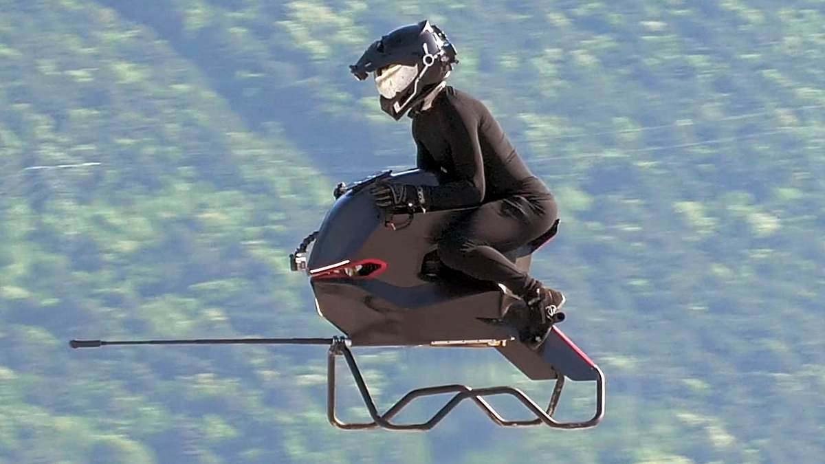 Futuristic Star Wars-style hoverbike is real and NOT AI, inventor confirms - but it costs £649,000
