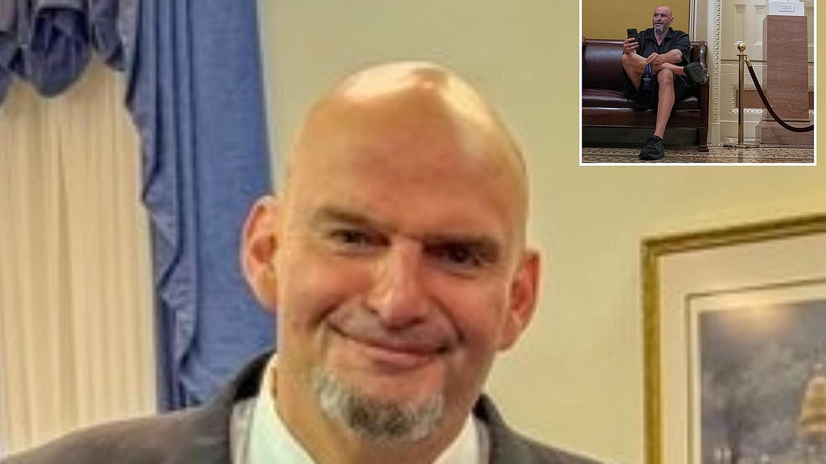 John Fetterman looks unrecognizable as he credits AI for brand new makeover