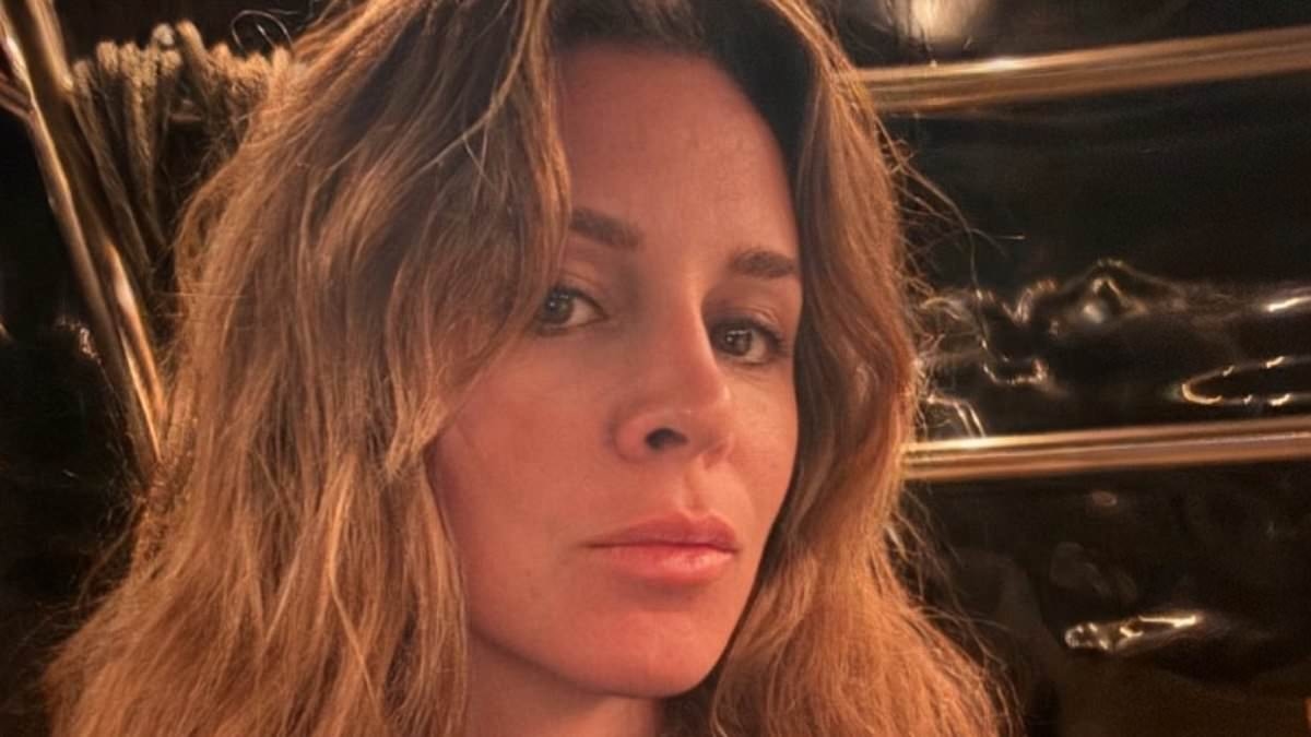 A-list actor's much younger wife goes braless in racy snap... can you guess the Hollywood couple?
