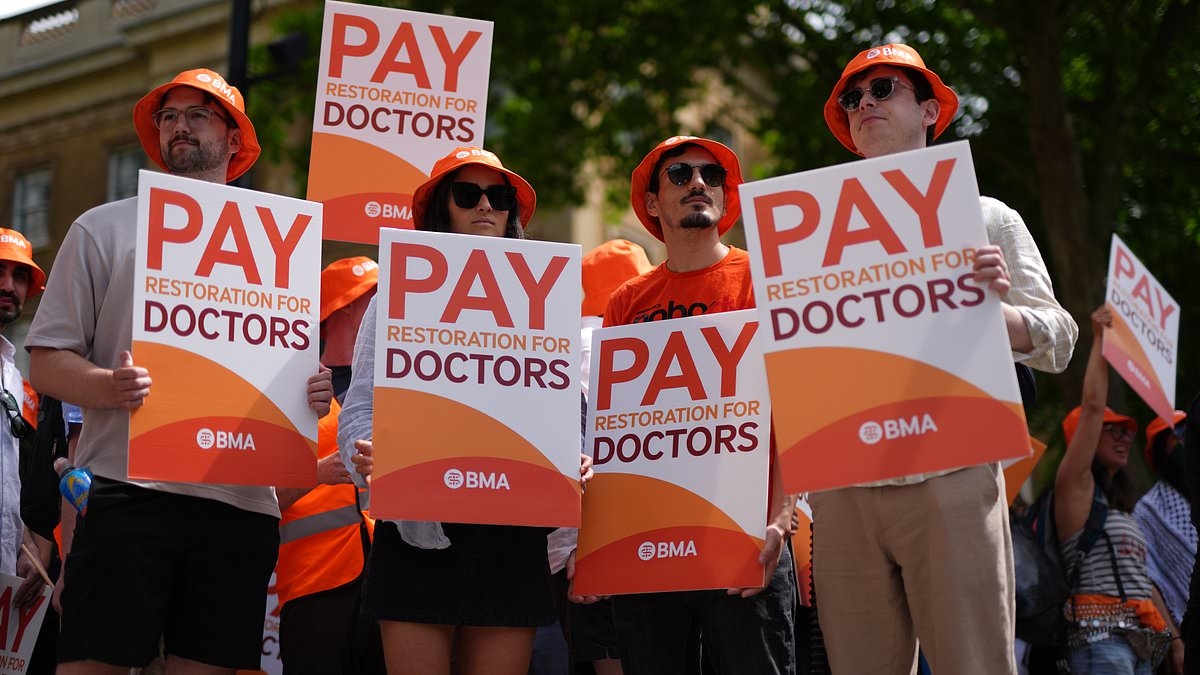 Militant doctors start five-day strike demanding a 29% pay rise TODAY - despite PM's warning they're doing 'real damage to the NHS' and will drive up waiting lists