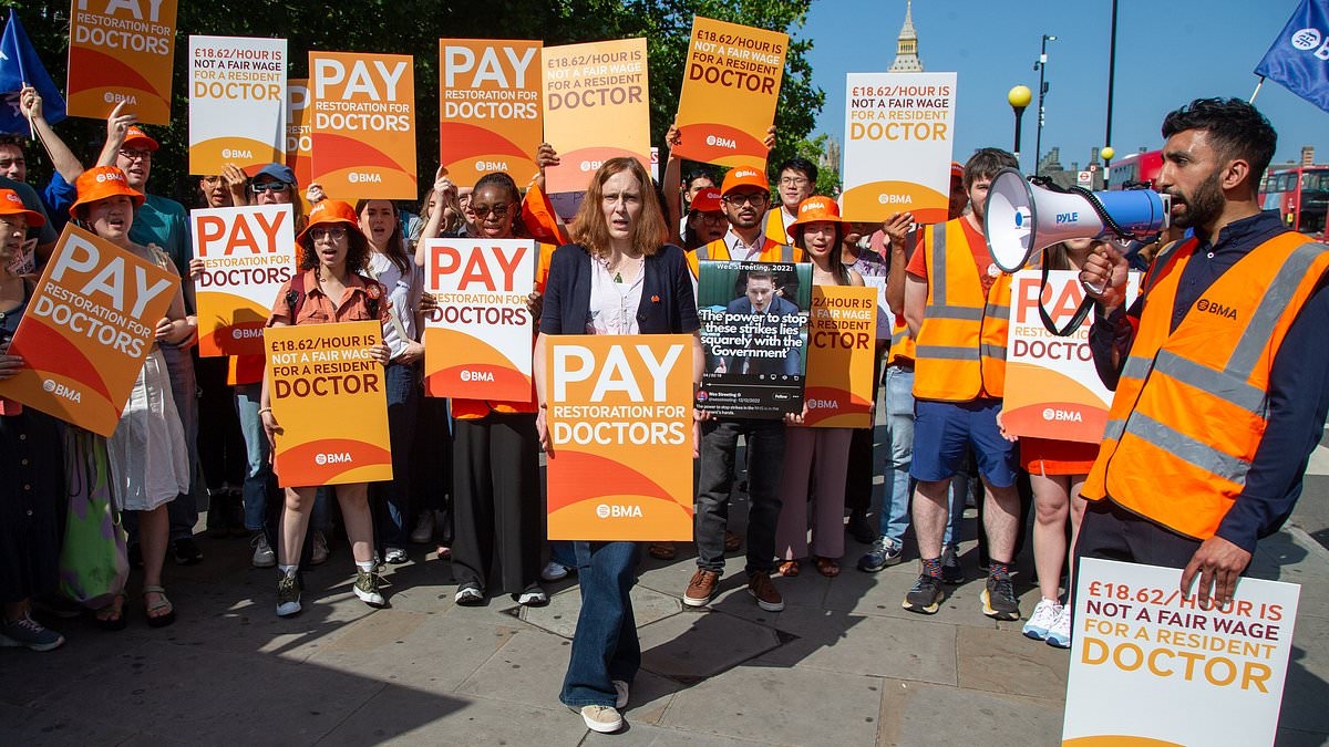 Striking doctor is called off picket line to treat 'very sick' babies as five day walkout leaves wards without doctors able to do life-saving work