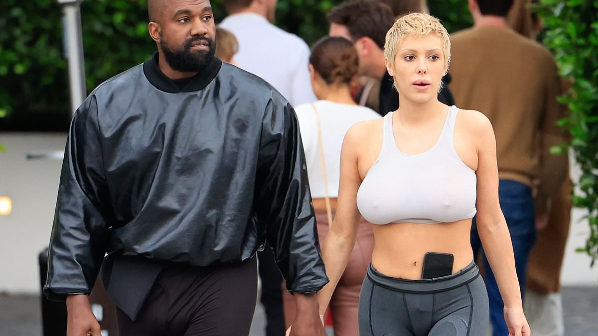 Bianca Censori debuts her most shocking look yet as she jets into Seoul with husband Kanye West