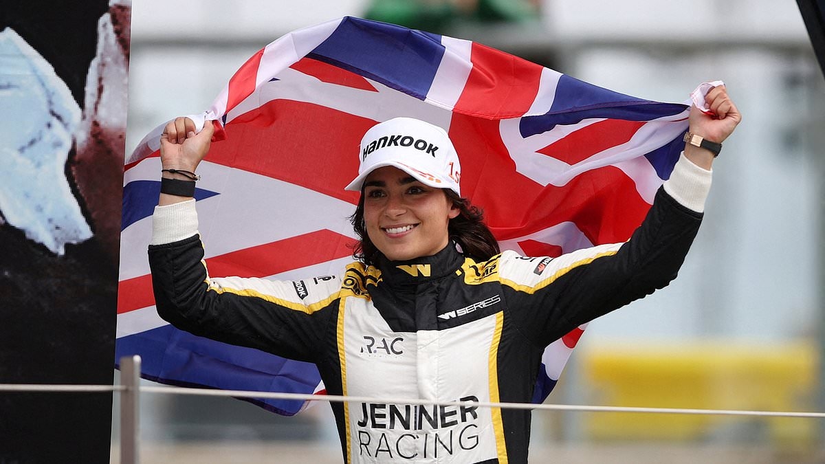 On the Right Track: Dreams of being an F1 superstar may be on hold, but British speedster Jamie Chadwick's drive to inspire next generation of female racers is stronger than ever