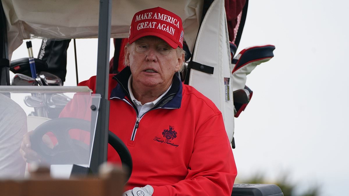 Donald Trump is here for more than a friendly round of golf... he wants to see The Open back at Turnberry