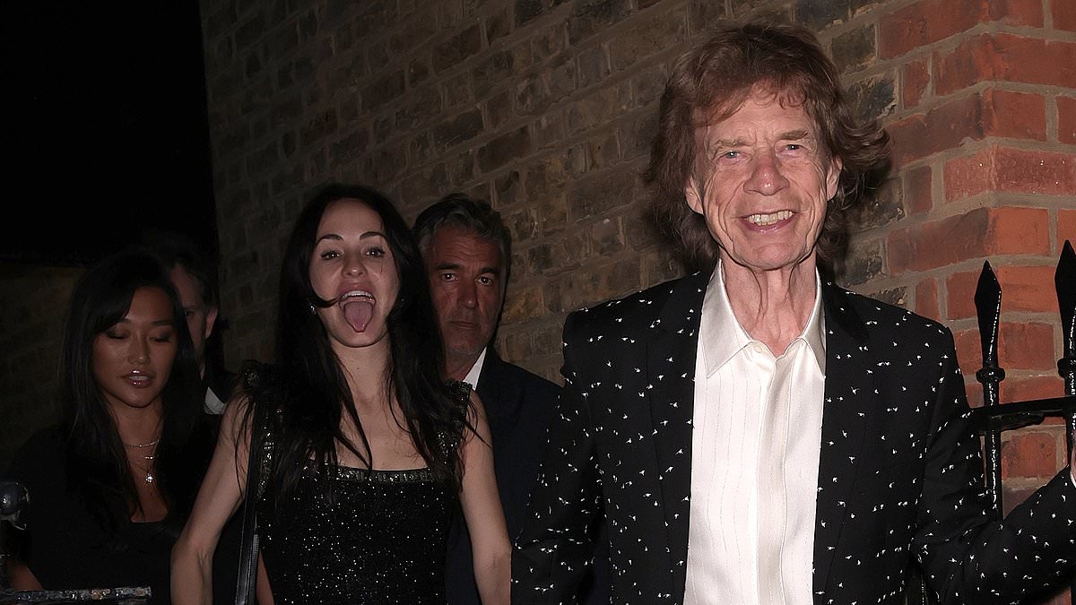 Rolling Stones' Mick Jagger cuts a dapper figure as he celebrates his 82nd birthday by partying through the night at A-list bash - as the Gallagher clan descend on SAME venue for Oasis afterparty