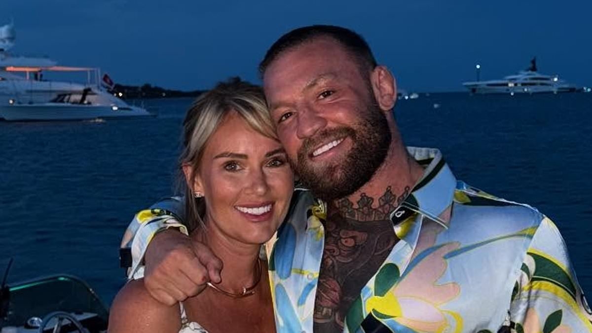 Conor McGregor and fiancée Dee Devlin look loved up as they enjoy a romantic child free dinner date during their lavish holiday - amid 'cheating' scandal and 'nudes' claims