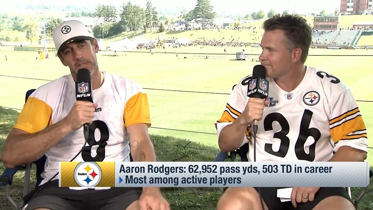 Aaron Rodgers opens up on his 'incredible' new wife as NFL legend discusses secret wedding