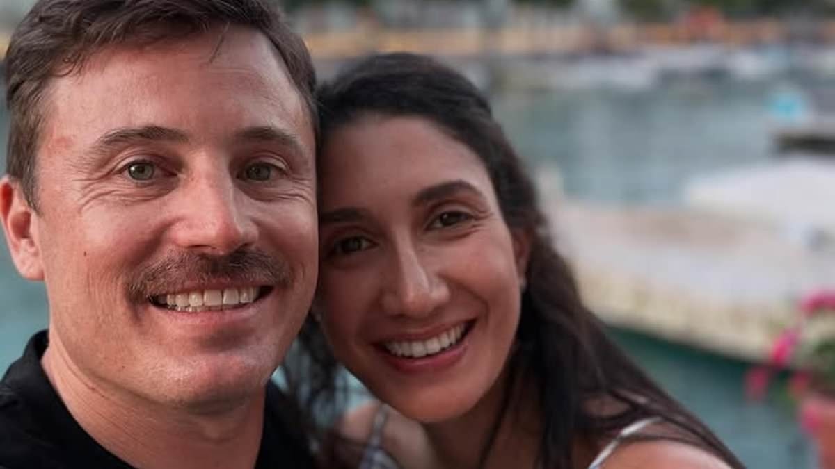 Sunrise star James Tobin expecting first child with wife Farrah - just nine months after tying the knot