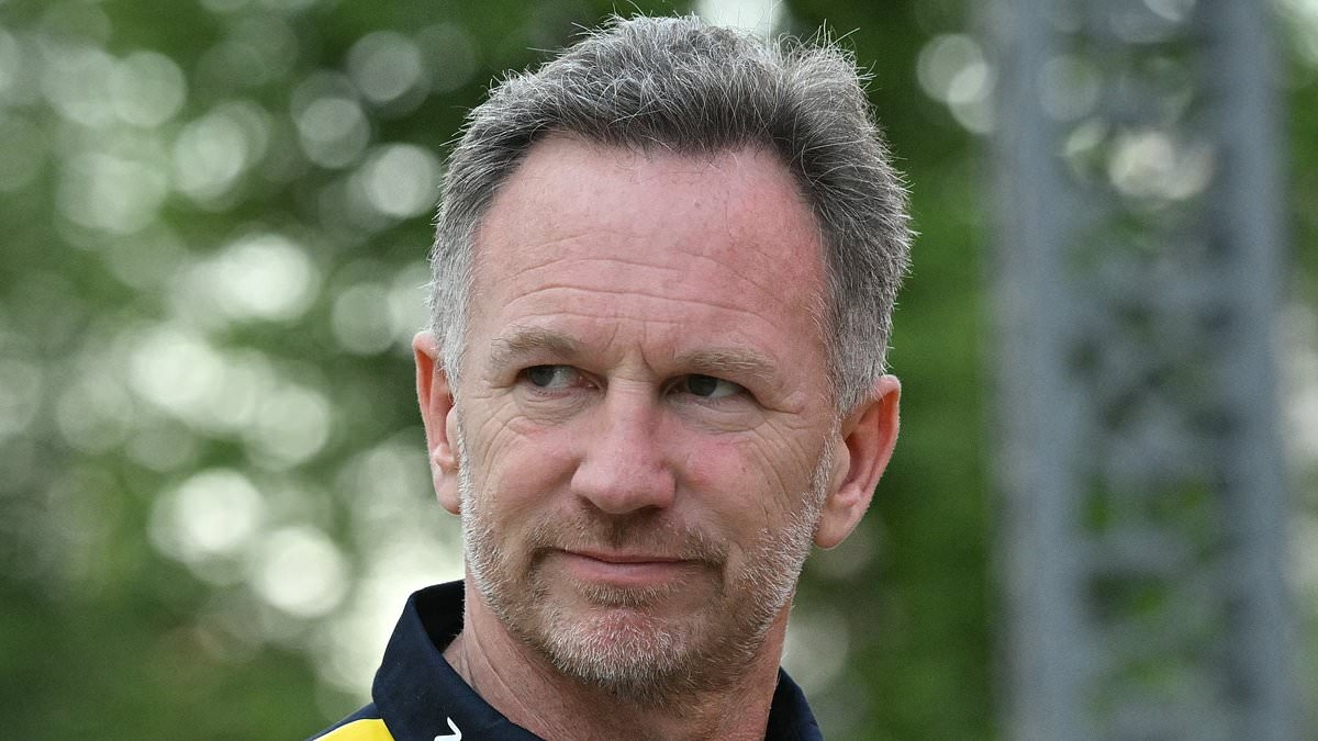 Jos Verstappen squirms after being hit with awkward Christian Horner question as father of Red Bull star Max is grilled on rift with ex-team boss following his Formula One sacking
