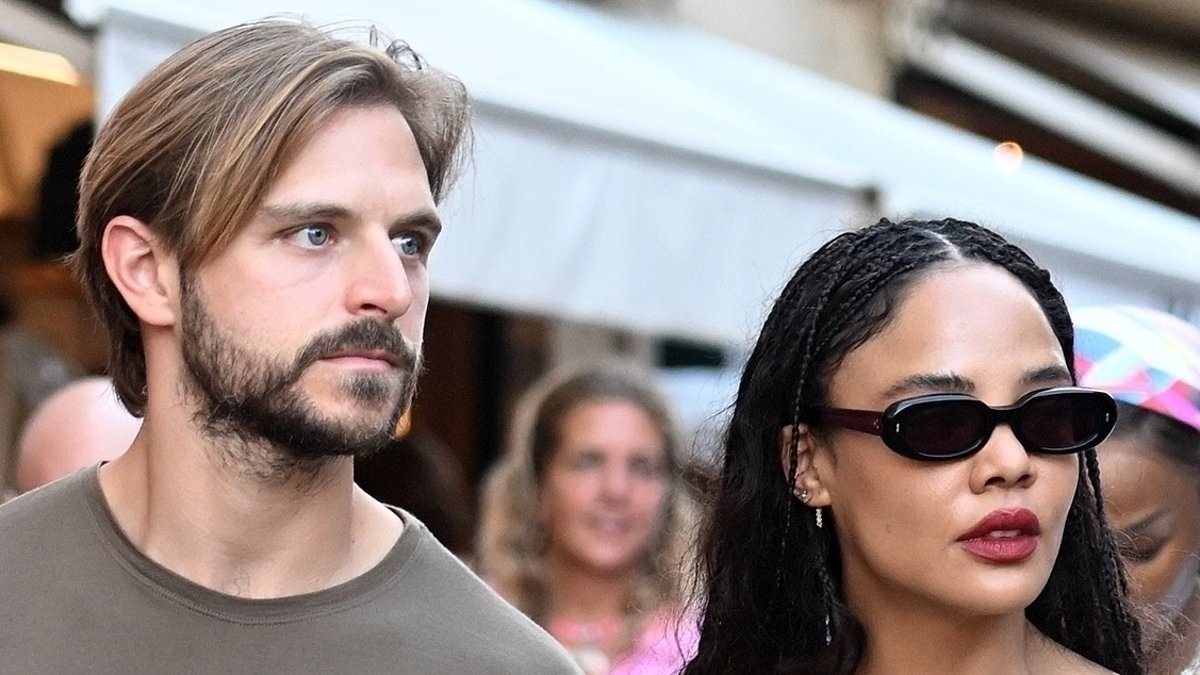 Tessa Thompson snuggles up to new boyfriend Brandon Green as they hold hands on romantic holiday in Portofino