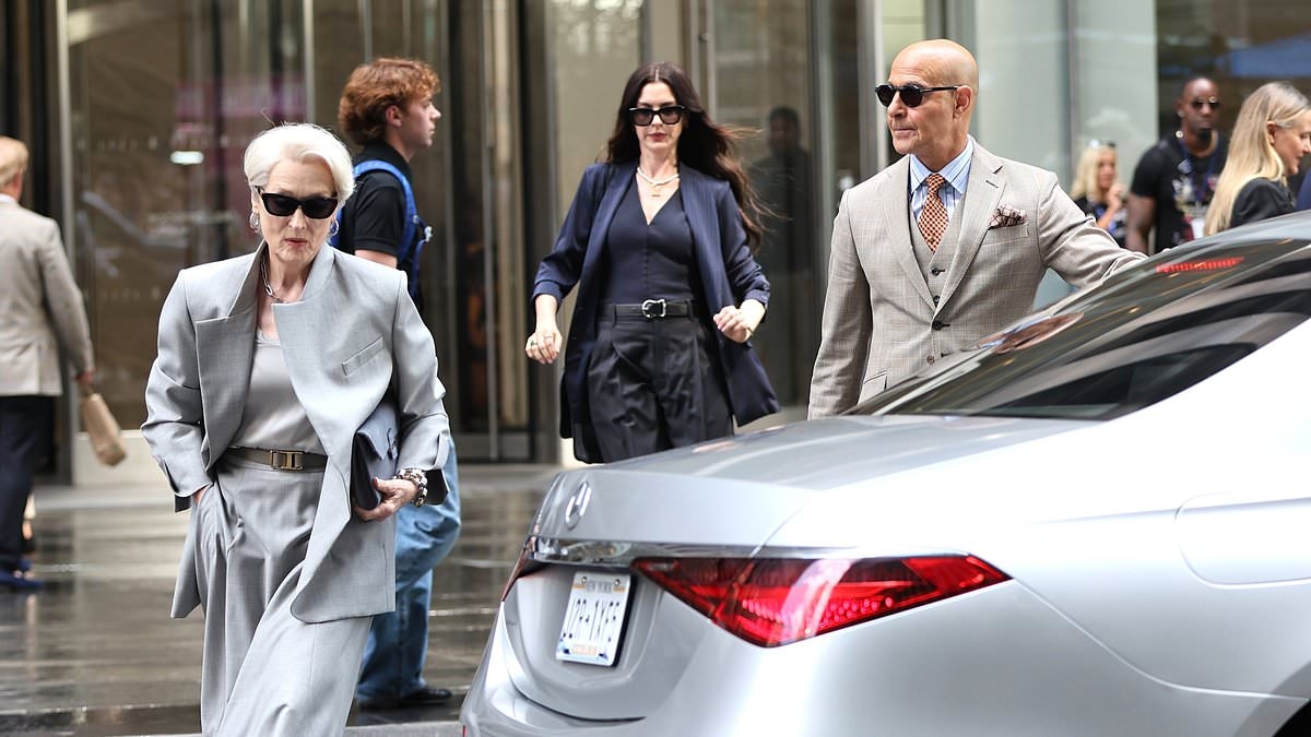 Meryl Streep and Anne Hathaway film Devil Wears Prada sequel just blocks away from NYC mass shooting that killed four
