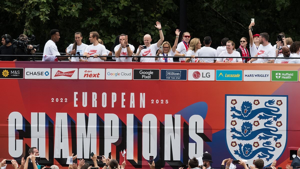 Inside the Lionesses' jubilant Euro 2025 victory parade: How Sarina Wiegman let her mask slip, Chloe Kelly's iconic f-bomb, and Leah Williamson's touching message