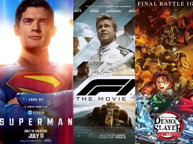 'Superman' and 'F1' drive summer 2025 box office as 'Jurassic World Rebirth', 'Demon Slayer' anchor early hits