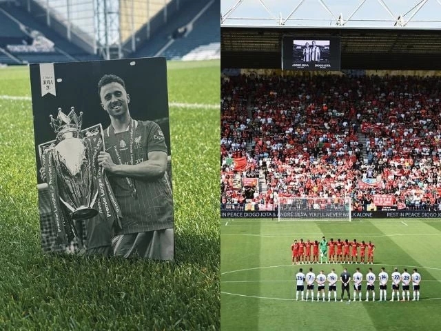 Liverpool pays tribute to Diogo Jota and Andre Silva before pre-season friendly against Preston