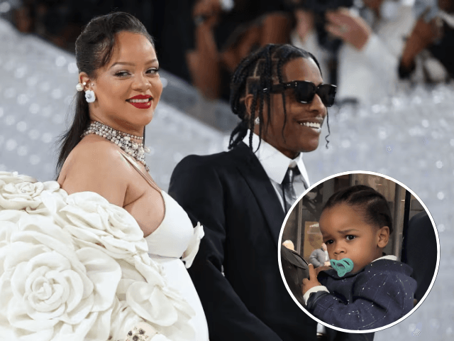 Rihanna and ASAP Rocky's 3-year old son RZA studies French during family road trip