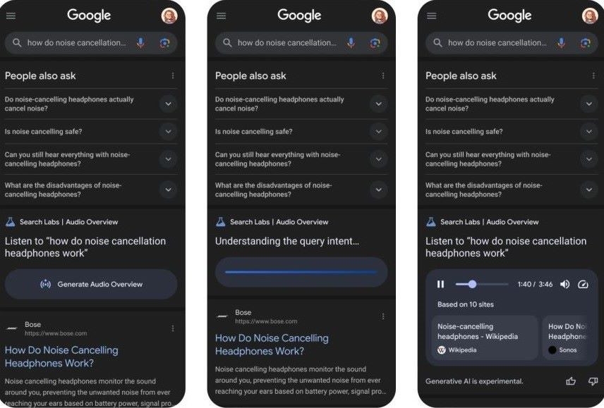 New Google feature offers podcast-style answers to search queries