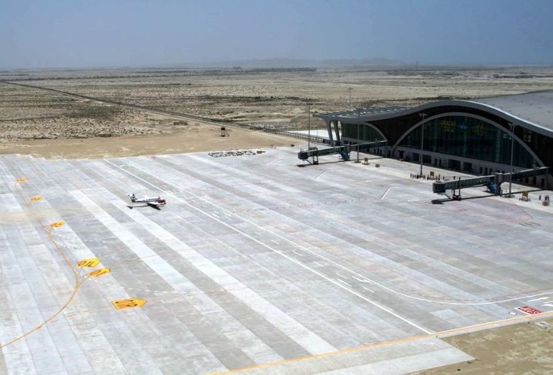 PIA's first international flight from Gwadar airport takes off to Muscat