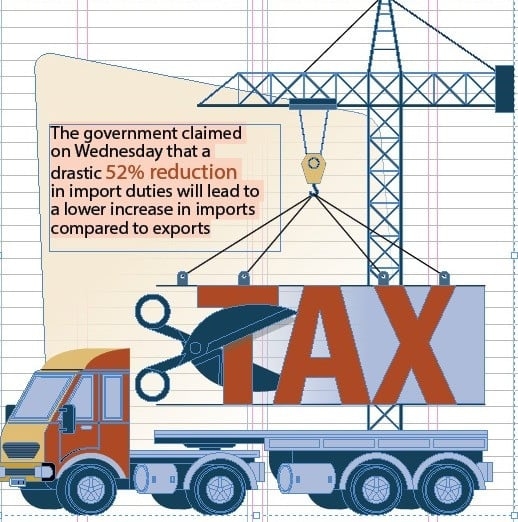 '52% duty cut to boost exports'
