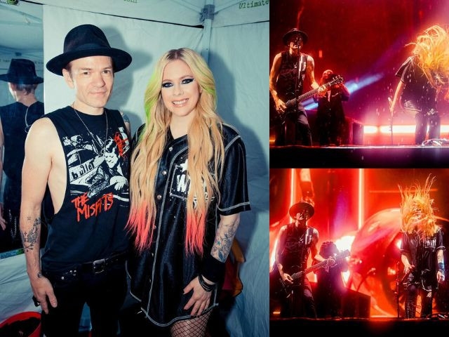 Avril Lavigne reunites with ex-husband Deryck Whibley for performance at Vans Warped Tour