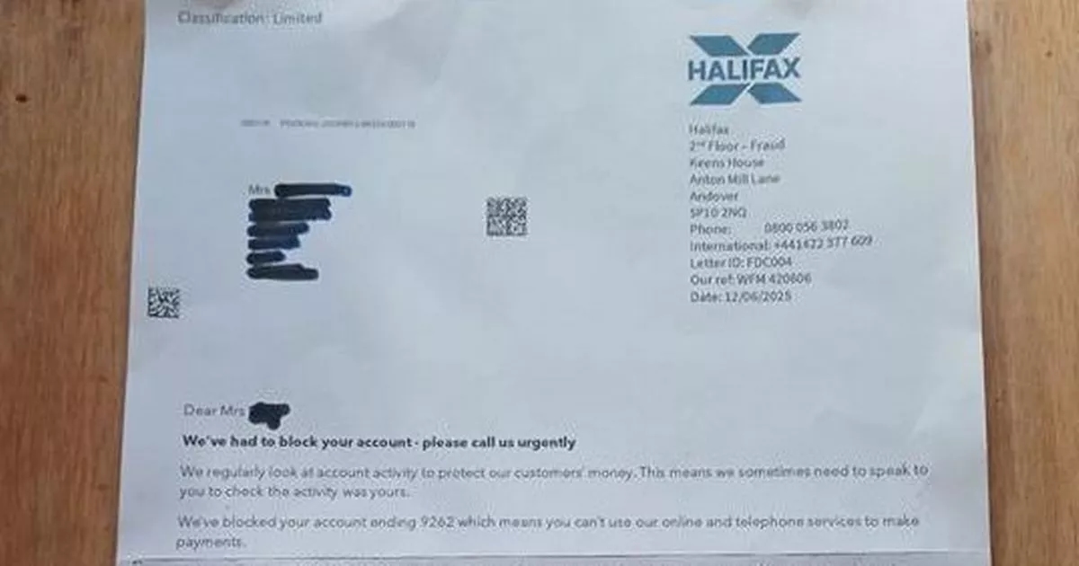 Police issue Halifax fake scam letter warning
