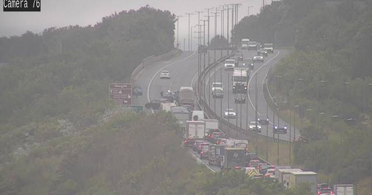 Live A55 updates as crash shuts carriageway in one direction