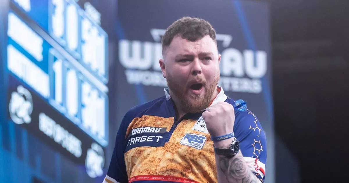 Josh Rock warns Gerwyn Price he's in for taste of his own medicine in Blackpool – 'I'll be giving a bit back'